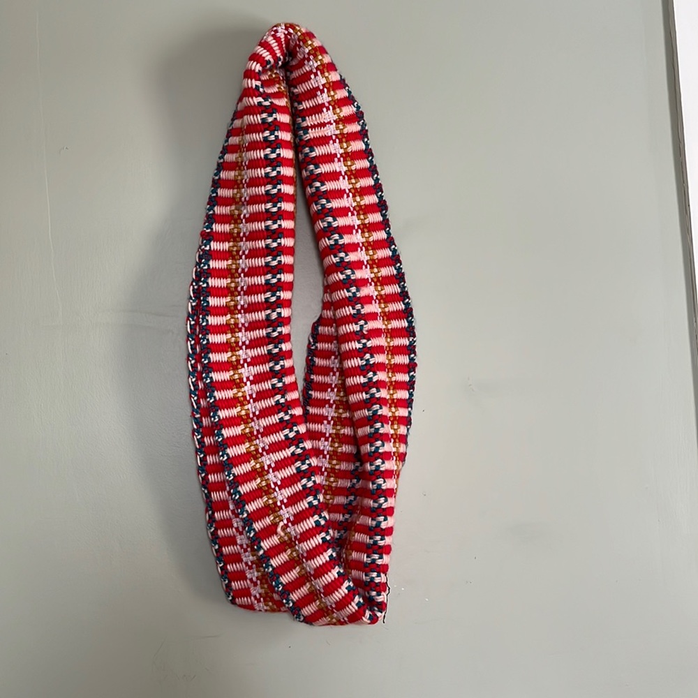 Patterned infinity scarf